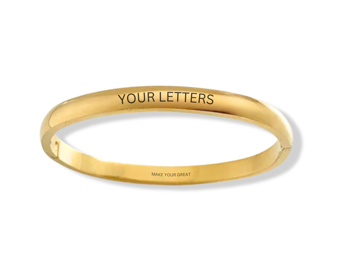 SISTERHOOD bangle: 18K Gold Plated