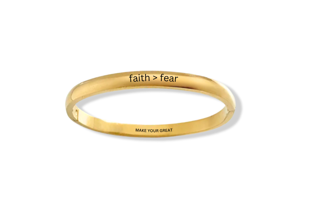 faith > fear
