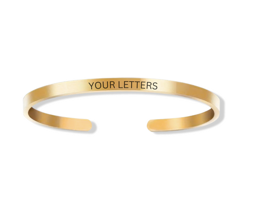 SISTERHOOD cuff: 18K Gold Plated
