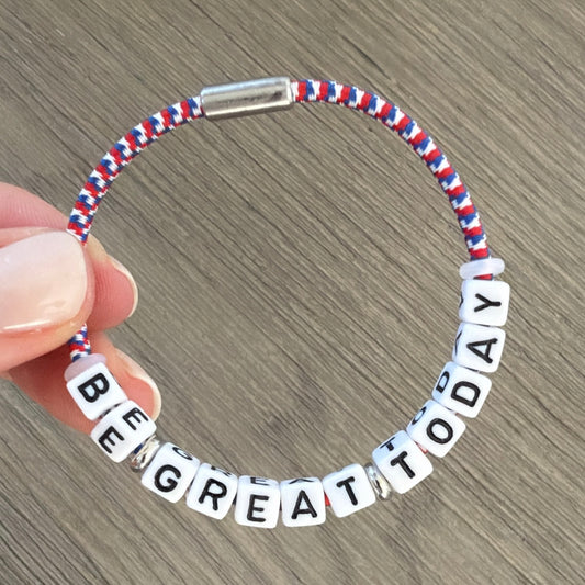 BE GREAT TODAY: red