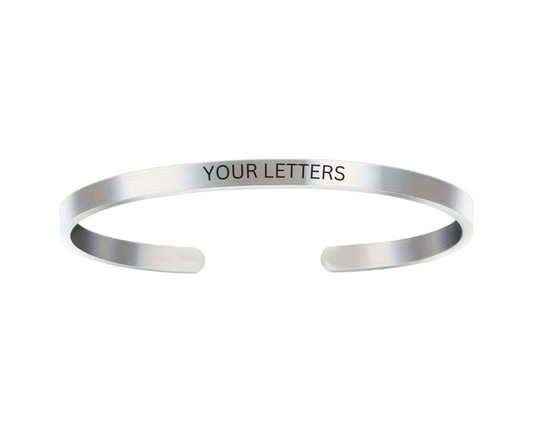 SISTERHOOD cuff: Polished Steel