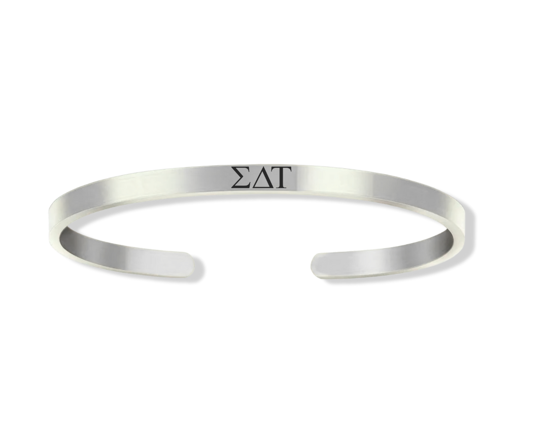 SISTERHOOD cuff: Polished Steel