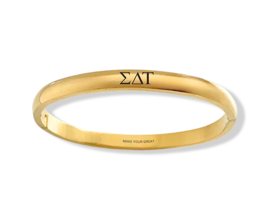 SISTERHOOD bangle: 18K Gold Plated