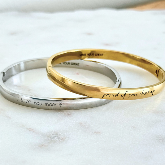 wear their words: bangle