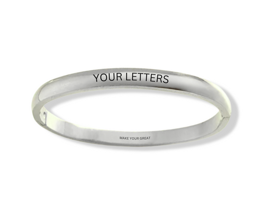 SISTERHOOD bangle: Polished Steel