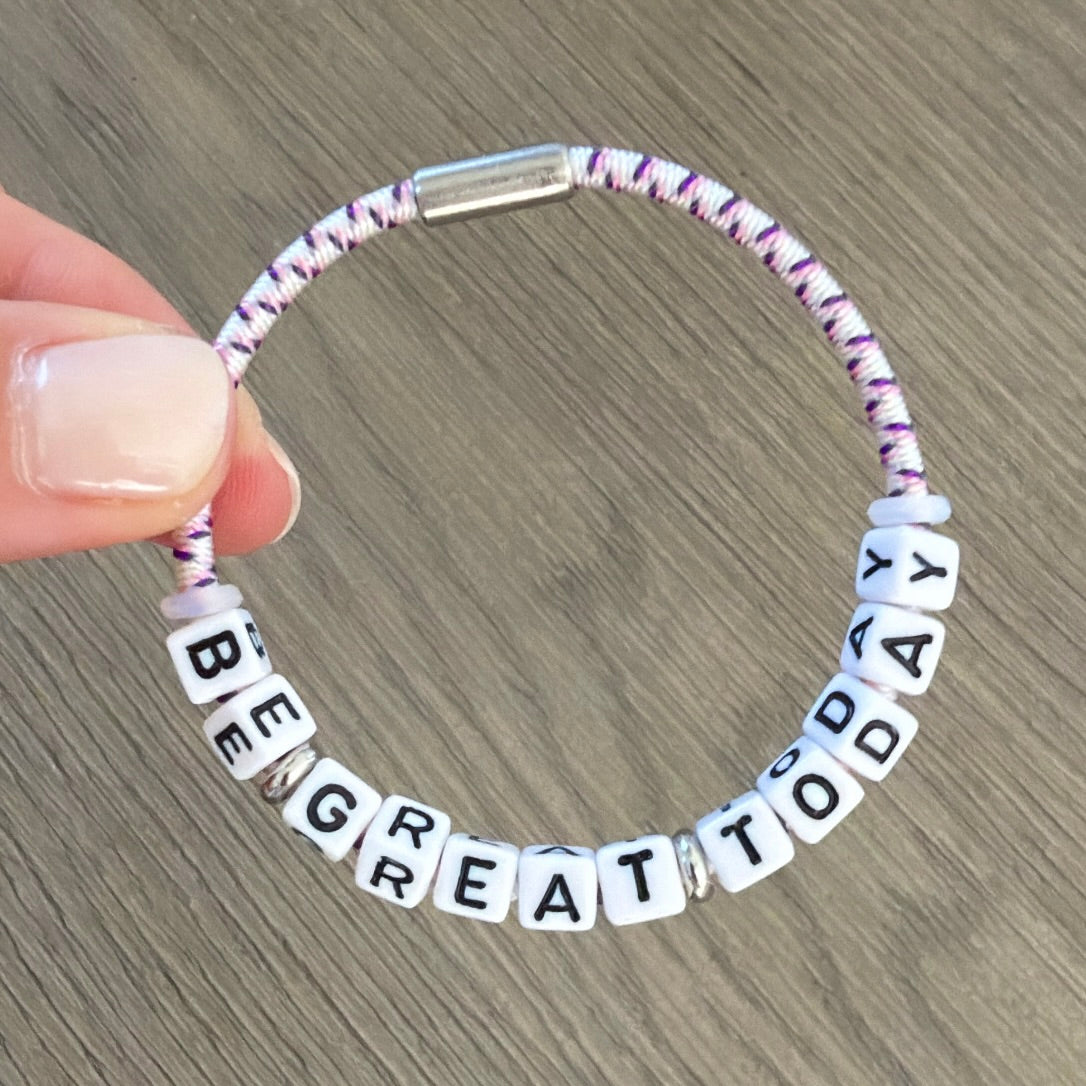 BE GREAT TODAY: purple