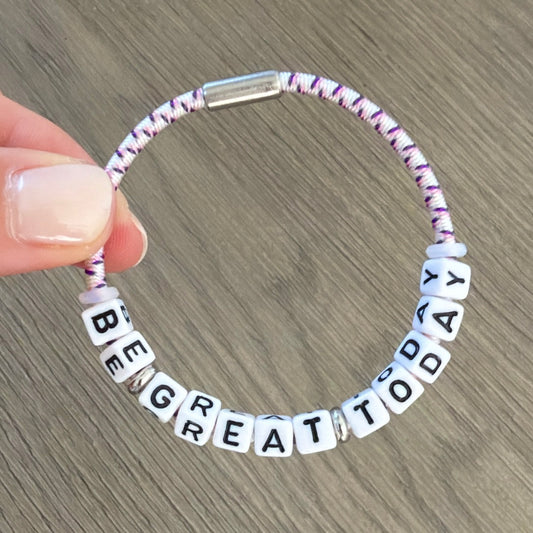 BE GREAT TODAY: purple